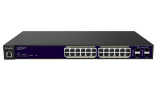 24-Port Gigabit PoE+L2 Managed Switch with 4 Dual-Speed SFP